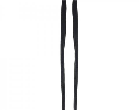 OER 1967-68 Ford Mustang/Mercury Cougar, Door Glass Run Weatherstrips 21538CR