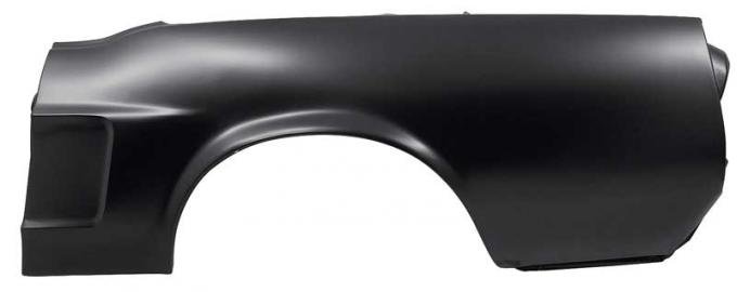 Redline Restomotive® 1968 Ford Mustang Convertible Left Hand Full Quarter Panel without Side Marker Indent (Late 68)