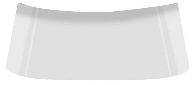 OER 1969-70 Mustang, Cougar, Front Windshield Glass, Clear, w/Smoke Gray Band, Coupe, Convertible 03100Q