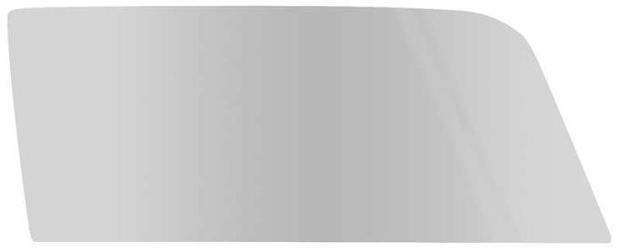 1969 Mustang/Cougar, Coupe/Convertible, Door Glass, Glue-In Style, Smoke Gray, RH