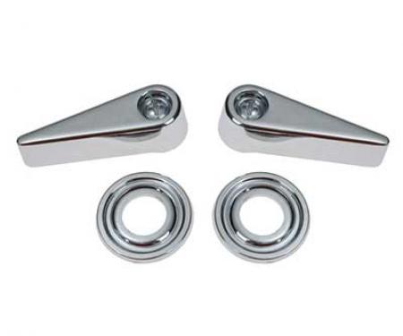 OER 1968-69 Mustang Seat Latch Handle and Bezel Kit 62622A