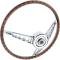 1967 Ford Mustang, Deluxe Woodgrain Steering Wheel Assembly