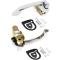 1964-66, 1969-70 Mustang, 1966-77 Bronco, 1964-65 Falcon, Comet, Outer Door Handle Set, With Hardware