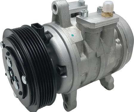 1982-93 Ford Mustang, Air Conditioning Compressor, w/Clutch, Nippon-Denso Style New, 6P148A