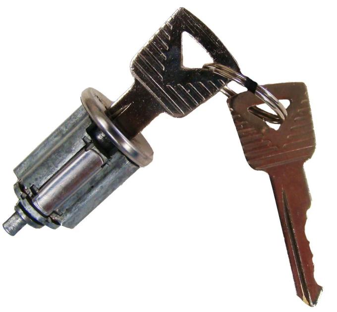American Autowire Ignition Switch Lock Cylinder & Keys- 1964-66 Mustang & 61-66 Ford Truck 510127