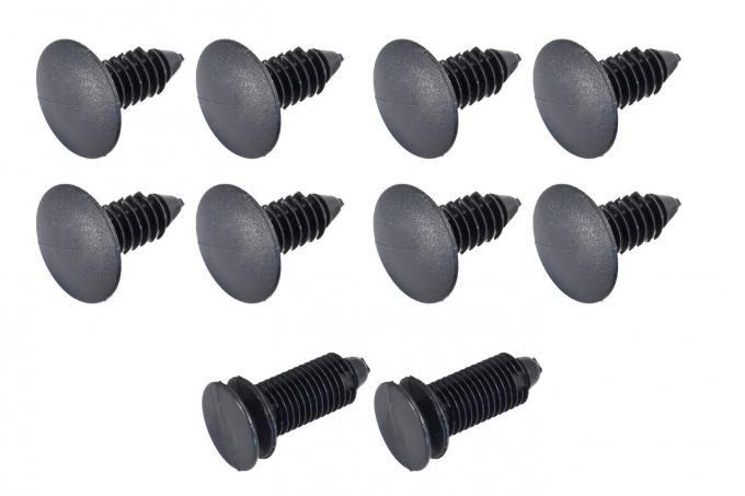 Pony Enterprises 1994-1998 Ford Mustang Interior Lower & Upper Quarter Window Trim Push In Retainers 1288
