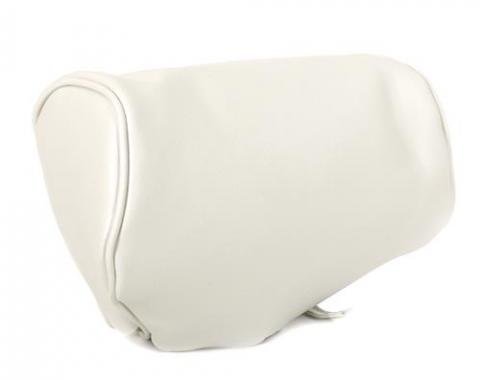 TMI 1982-1993 Ford Mustang Headrest Covers (Small),Fox Body Mustang Cpe/Cnvt/Htchbk White 43-7303-965